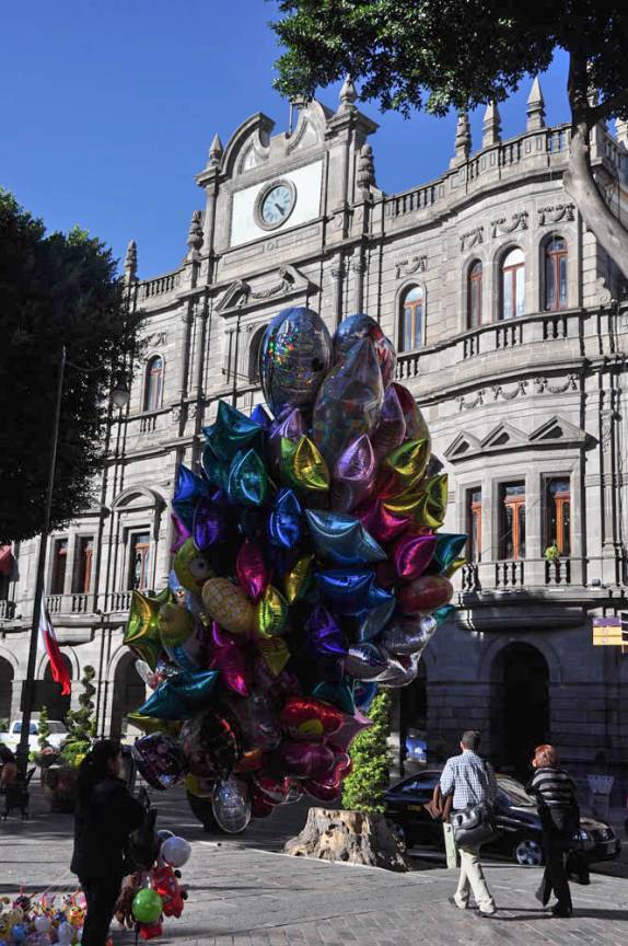 Zócalo, praça principal na cidade de Puebla, no México